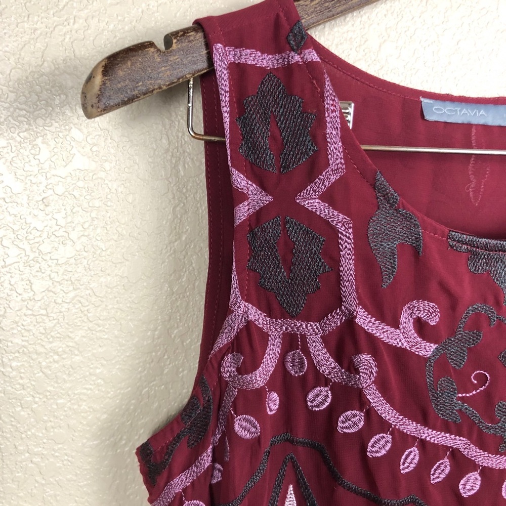 🛍️ Octavia || Ruffle Embroidered Blouse Top - Picture 7 of 11